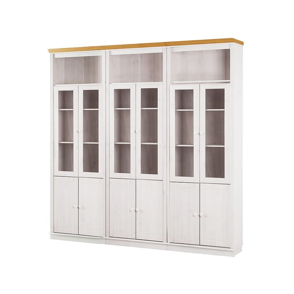 Iš pušies masyvo vitrina baltos spalvos 518x223 cm Anita – Støraa-image-2
