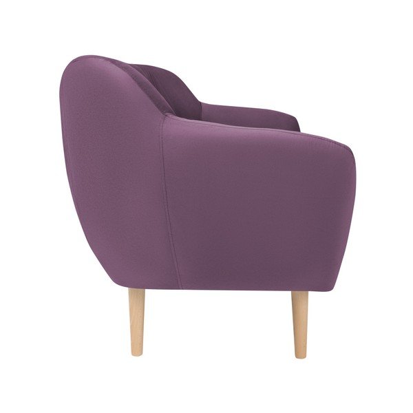 Violetinio aksomo sofa Mazzini Sofas Sardaigne, 158 cm-image-2