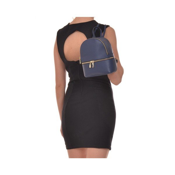 Mėlyna odinė kuprinė Renata Corsi Suelo-image-4