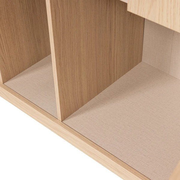 Natūralios spalvos modulinė spinta 80x215 cm Build – WOOOD-image-2