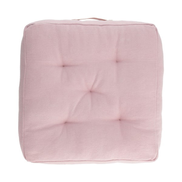 Rožinė medvilninė pagalvėlė Kave Home Sarit, 60 x 60 cm