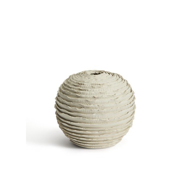 Kreminės spalvos iš keramikos rankų darbo vaza (aukštis 21 cm) Evania – Kave Home-image-4