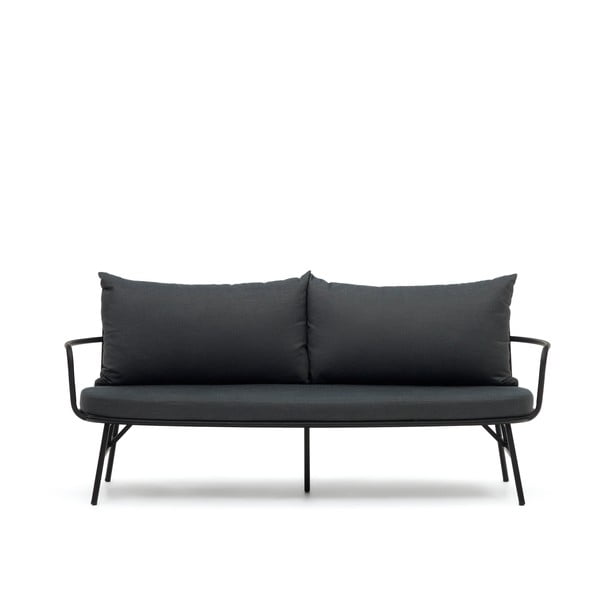 Sodo sofa juodos spalvos Bramant – Kave Home