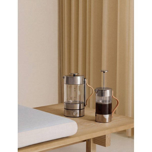 Sidabrinės spalvos iš stiklo virdulys 1,2 l Emma – Stelton-image-3