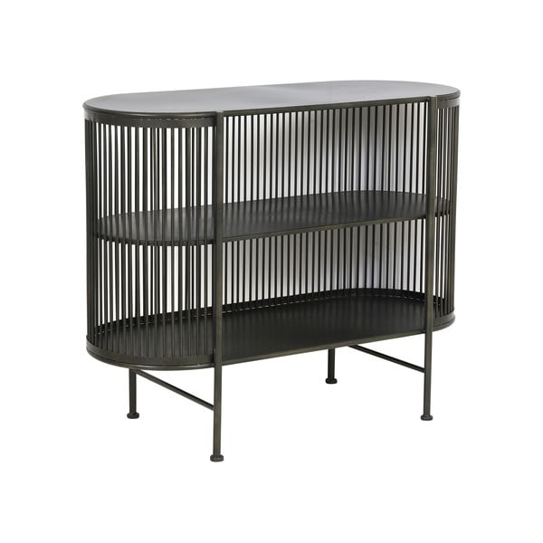 Juoda metalinė komoda 100x80 cm Yinthe - Light & Living-image-3