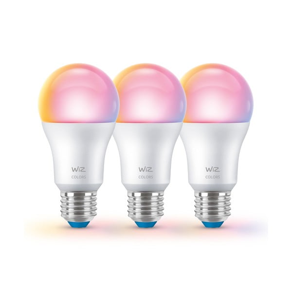 LED lemputės 3 vnt. 9 W E27, – WiZ-image-2