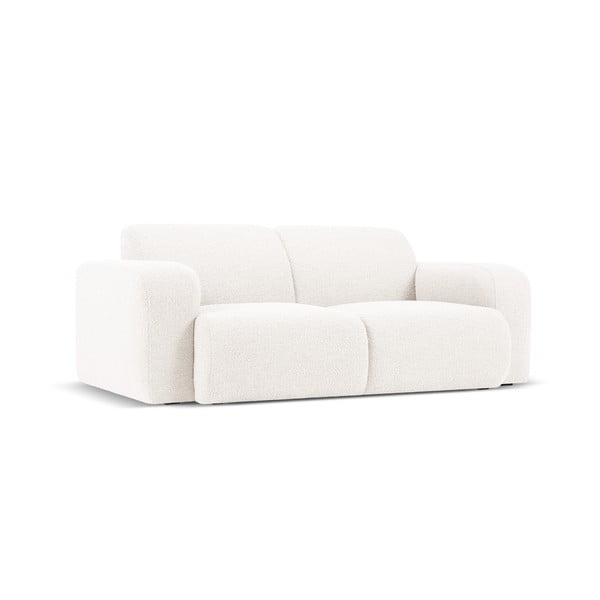 Sofa baltos spalvos iš boucle 170 cm Molino – Micadoni Home-image-1