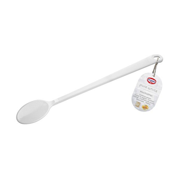 Baltas medinis šaukštas Oetker Pure White-image-1