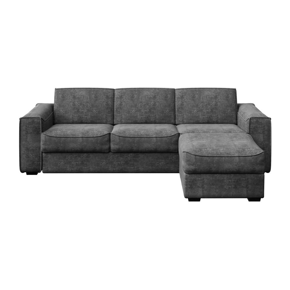 Tamsiai pilka sofa-lova su kintamu gultuvu MESONICA Munro, 288 cm