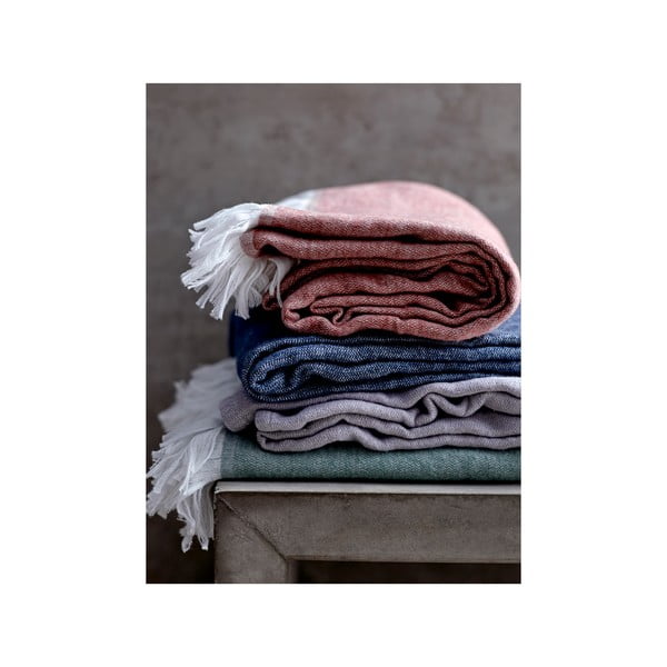 Žalias medvilninis pledas Södahl Julia, 130 x 170 cm-image-2