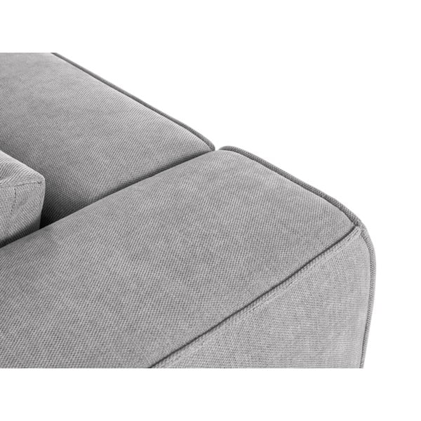 Kampinė sofa šviesiai pilkos spalvos („U“ formos) Esther – Milo Casa-image-4
