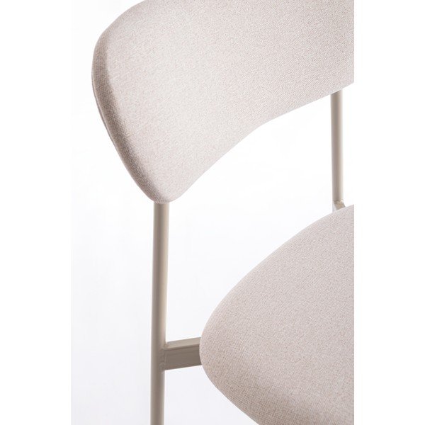 Taupe spalvos iš audinio valgomojo kėdė Inka – Yes Everyday-image-1