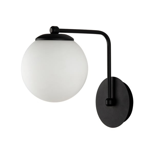 Juodos spalvos sieninis šviestuvas Squid Lighting Star, aukštis 22 cm-image-2