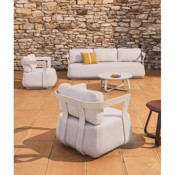 Smėlio spalvos iš audinio sodo sofa Tamaris – Kave Home-image-2