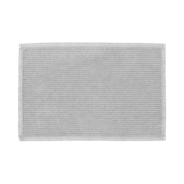 Šviesiai pilkas medvilninis vonios kilimėlis Kave Home Miekki, 40 x 60 cm
