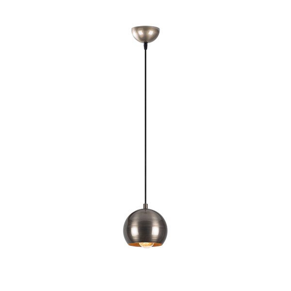 Kabantis šviestuvas sidabrinės spalvos ø 30 cm su metaliniu gaubtu Berceste – Opviq lights-image-2