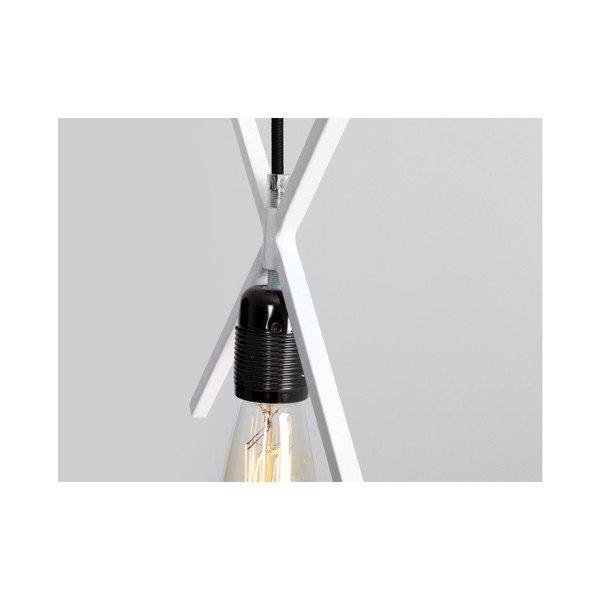 Baltas pakabinamas šviestuvas Individualizuota forma "Xlamp-image-1