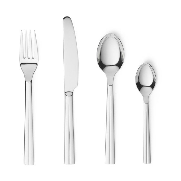 Sidabrinės spalvos stalo įrankiai iš nerūdijančio plieno 16 vnt. Grand Cru – Rosendahl