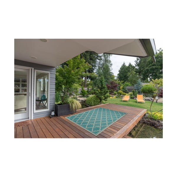 Turkio spalvos lauko kilimas Floorita Intreccio, 160 x 230 cm-image-3