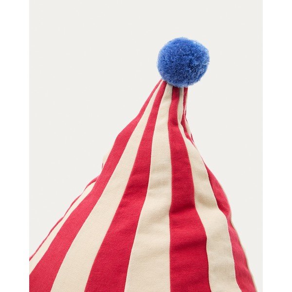 Raudonos spalvos/smėlio spalvos vaikiškas sėdmaišis Olvi – Kave Home-image-2