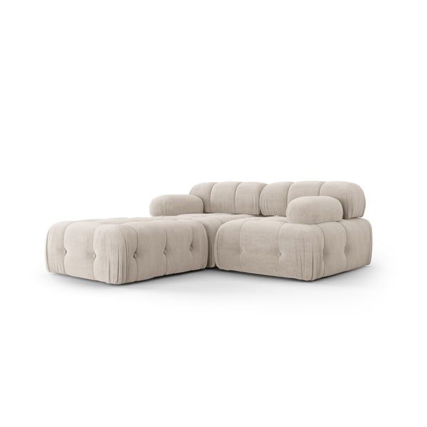 Kampinė sofa smėlio spalvos Ferento – Cosmopolitan Design-image-3