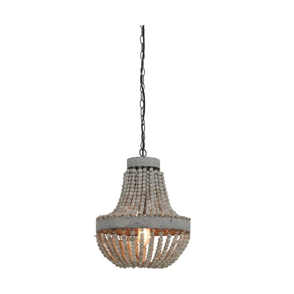 Kabantis šviestuvas baltos spalvos ø 36 cm su metaliniu gaubtu Luna – Light & Living