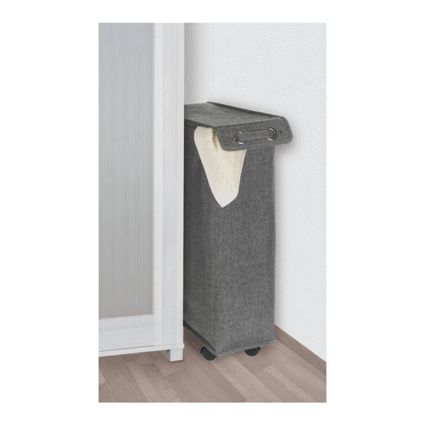 Tamsiai pilkas "Wenko Corno" skalbinių krepšys, 44,4 l-image-1