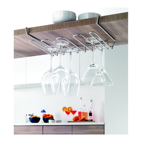 Pakabinamas taurių laikiklis Metaltex My Crystal-image-1