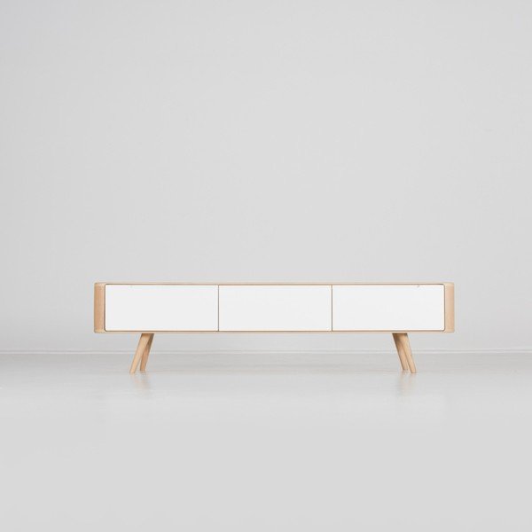 Ąžuolinis TV staliukas Gazzda Ena, 180 x 42 x 45 cm-image-3