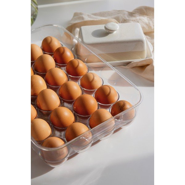 Iš plastiko kiaušinių indelis šaldytuvui 33x21 cm – Casa De Engel-image-3