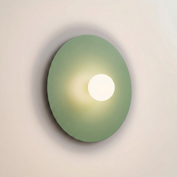 Šalavijo spalvos iš metalo sieninė lempa ø 50 cm AKE – Thoro-image-1