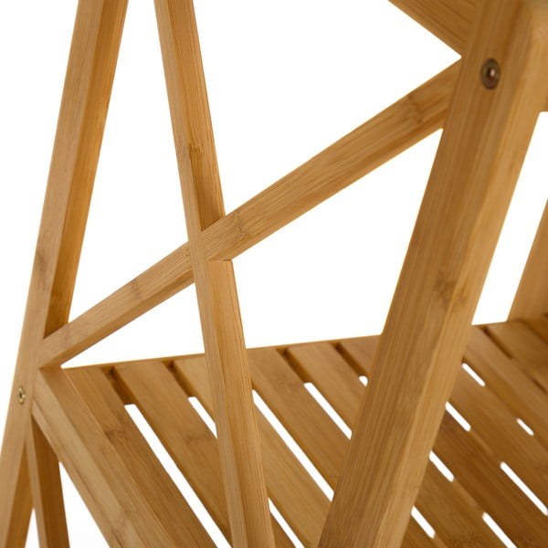 Iš bambuko vonios lentyna natūralios spalvos 33x119 cm – Casa Selección-image-3