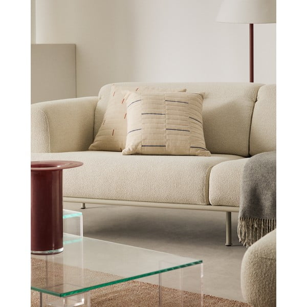 Iš lino mišinio dekoratyvinis pagalvės užvalkalas 45x45 cm Blaina – Kave Home-image-4