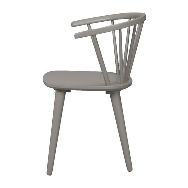 Šviesiai pilka valgomojo kėdė iš kaučiuko medienos Rowico Carmen-image-4