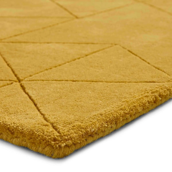 Geltonas vilnos kilimas Think Rugs Kasbah, 120 x 170 cm-image-3
