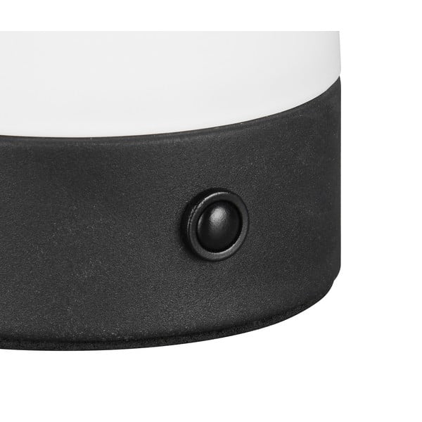 Matinės baltos spalvos stalinis šviestuvas LED (aukštis 18 cm) su stiklo gaubtu Dooley – Reality-image-2