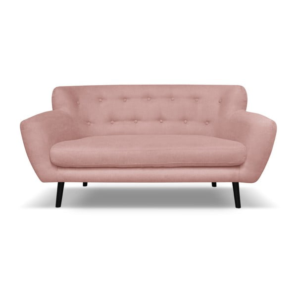Šviesiai rožinė sofa Cosmopolitan design Hampstead, 162 cm