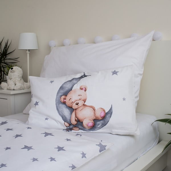Vaikiška patalynė iš medvilnės vaikiškai lovai 100x135 cm Teddy Bear – Jerry Fabrics-image-3
