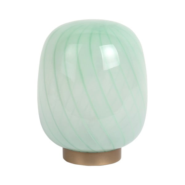Šviesiai žalios spalvos stalinis šviestuvas (aukštis 20 cm) su stiklo gaubtu Summer Globe – Leitmotiv