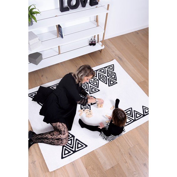 Vaikiškas kilimas kreminės spalvos 170x120 cm Boho Chic – Lilipinso-image-1