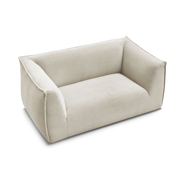 Smėlio spalvos sofa iš kordinio velveto 170 cm Giorgia – Bobochic Paris-image-3