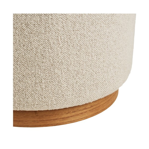 Smėlio spalvos iš boucle pufas Daisy – House Nordic-image-3