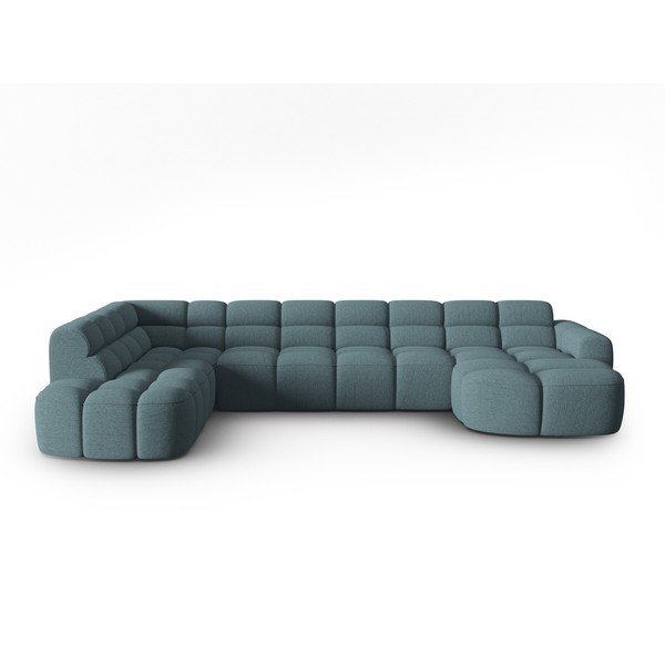 Kampinė sofa mėlynos spalvos Lisa – Micadoni Home