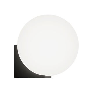 Juodas sieninis šviestuvas SULION Obi, ø 15 cm