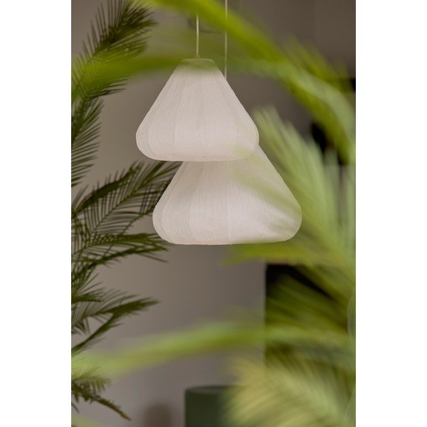 Kreminės spalvos kabantis šviestuvas ø 10 cm su popieriniu gaubtu Sarella – Light & Living-image-1
