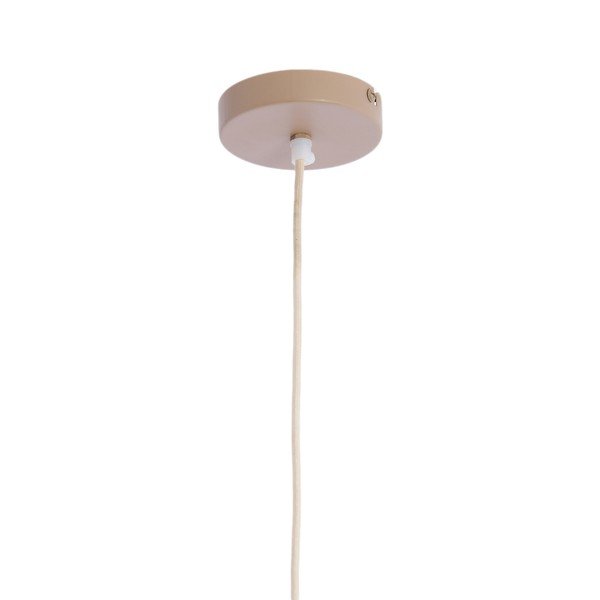 Natūralios spalvos kabantis šviestuvas su tekstiliniu gaubtu Pasto – Light & Living-image-2