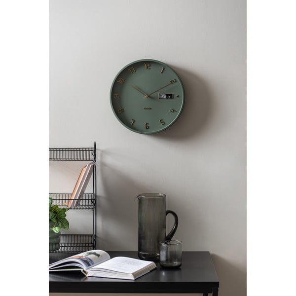 Sieninis laikrodis ø 30 cm  Data Flip – Karlsson-image-1