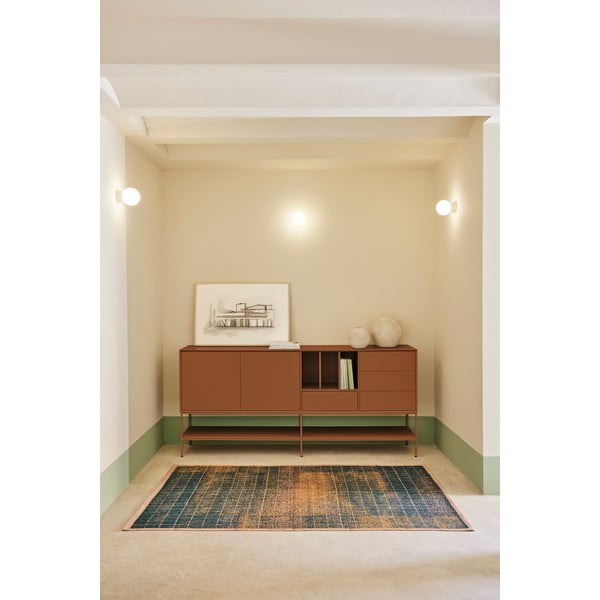 Šoninė spintelė raudonos plytų spalvos 220x98x45 cm Platt – Teulat-image-1