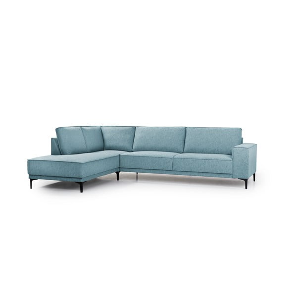 Kampinė sofa šviesiai mėlynos spalvos (su kairiuoju kampu) Copenhagen – Scandic