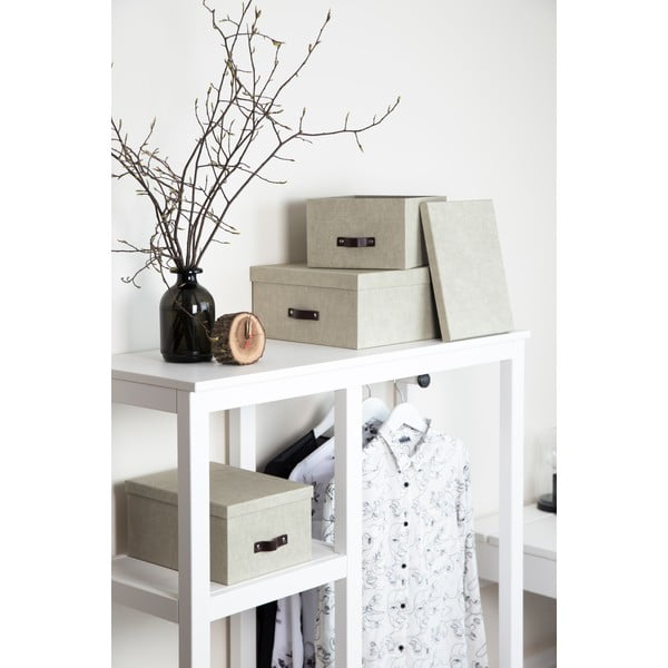 3 smėlio spalvos daiktadėžių rinkinys Bigso Box of Sweden Inge-image-2